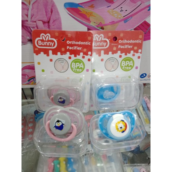 Empeng Bayi Orthodontic Berkualitas Bunny/Pacifier Orthodontic BPA Free