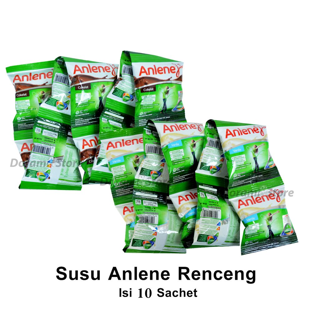 

Susu Anlene Renceng isi 10 Sachet / Susu Kebutuhan Nutrisi Tulang Kemasan Renceng