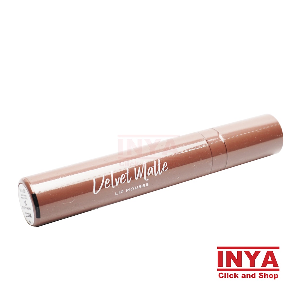 WARDAH COLORFIT VELVET MATTE LIP MOUSSE 14 DAINTY CARAMEL 4gr