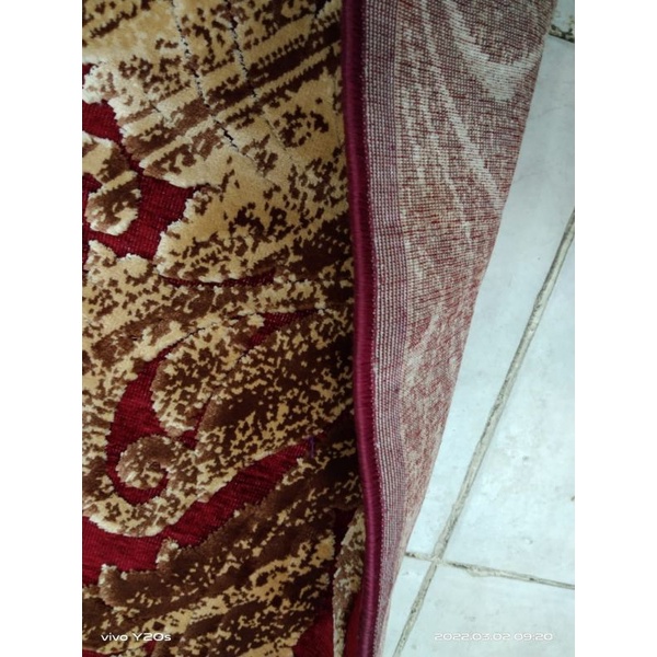 Karpet permadani dusty red 120 x 160 cm