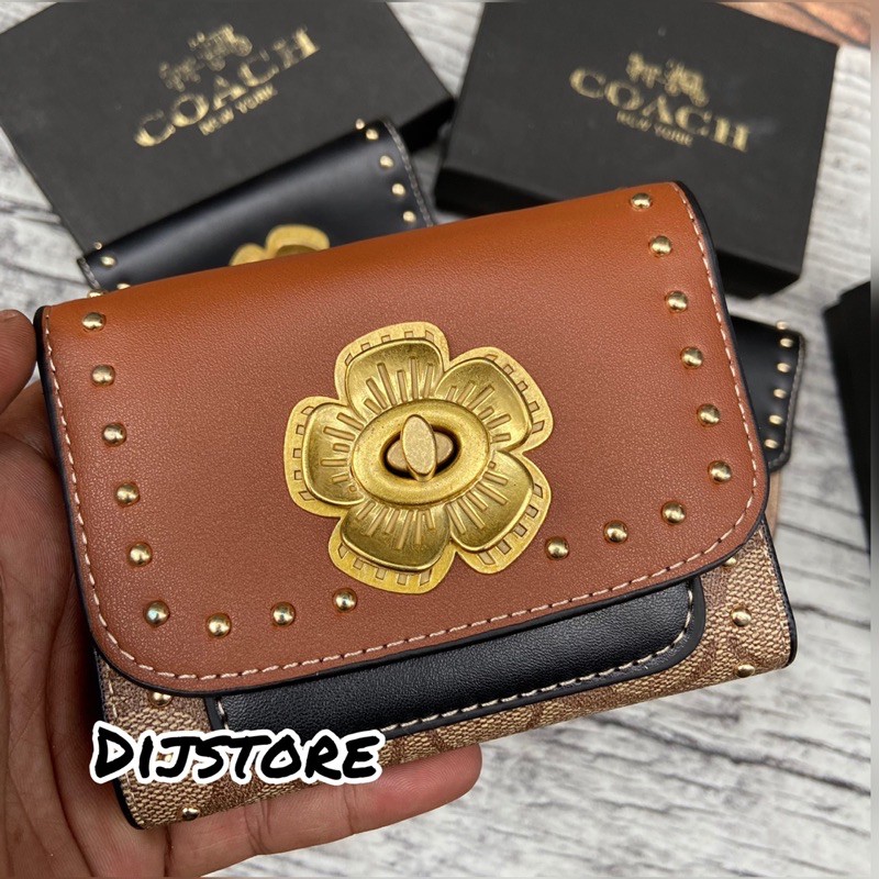 dompet coach Parker dompet wanita coach dompet wanita mini dompet kartu dompet koin dompet lipat