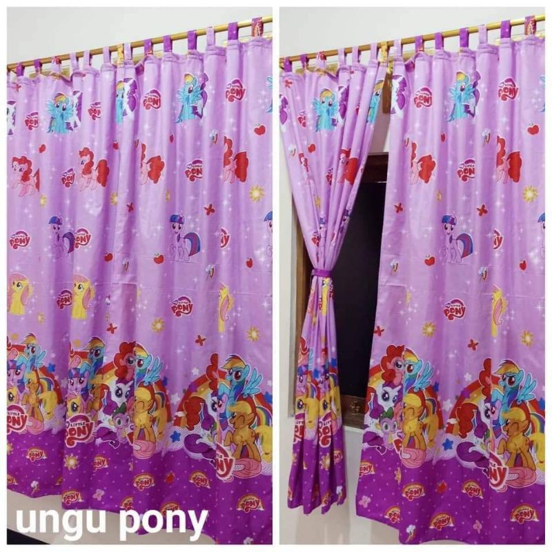Gorden Pink Pony murah kulitas bagus bahan tebal anti luntur