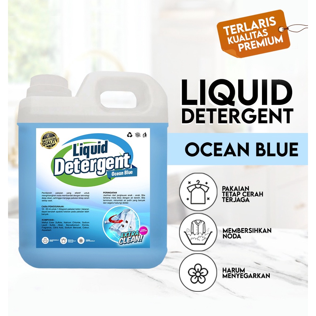 Liquid Detergen 1 Liter SUPER KONSENTRAT PREMIUM - Detergen Cair 1L