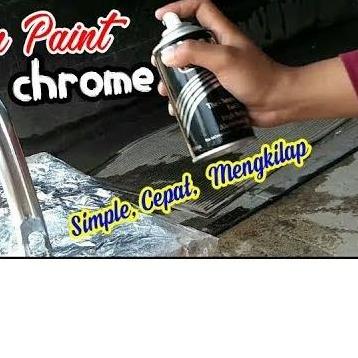 ➸ Cat Pilox Diton Chrome Krom Sepeda Motor Mobil Velg Mesin 150cc pylox kecil ekonomis murah hemat ♤