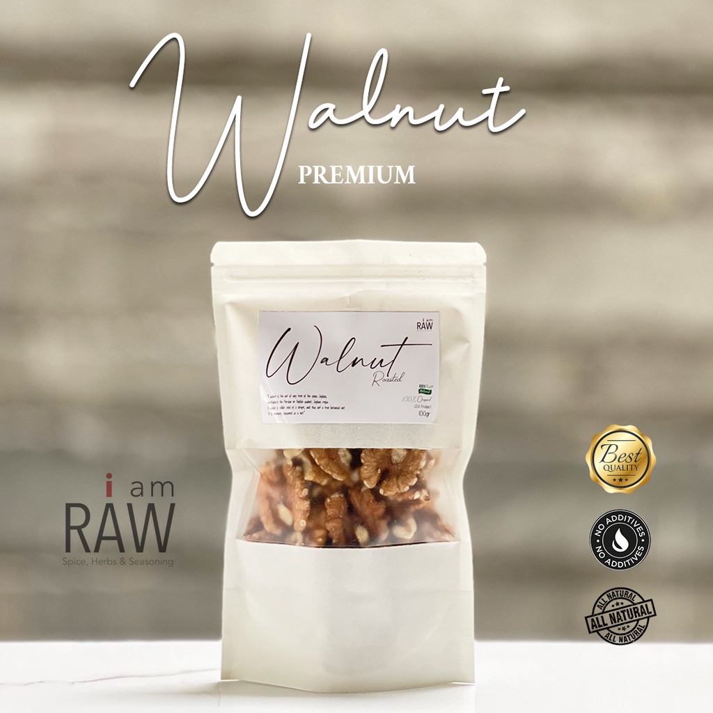 

IAM RAW KACANG WALNUT PANGGANG 100gr | WALNUT ROASTED | WALNUT OVEN | KENARI 100gr