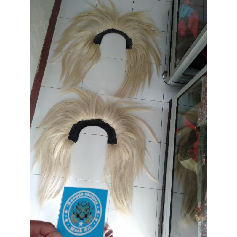 Rambut barongan/ Bando barongan sintetis