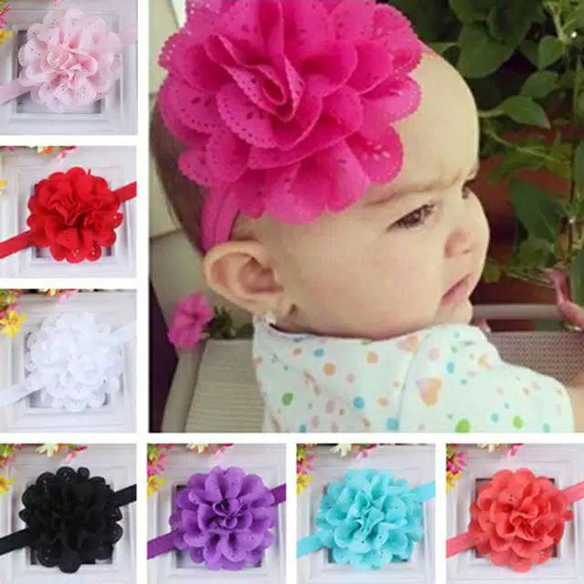 Bando Aurora / bandana elastis / headband anak bayi