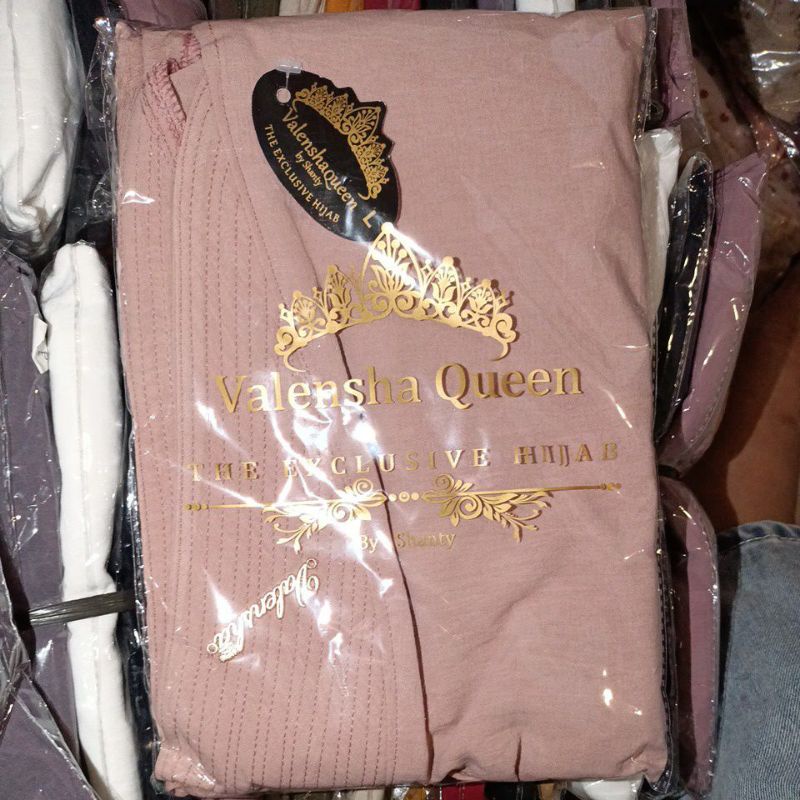 KHIMAR CARLA L ORIGINAL VALENSHA QUEEN-Pastel Pink