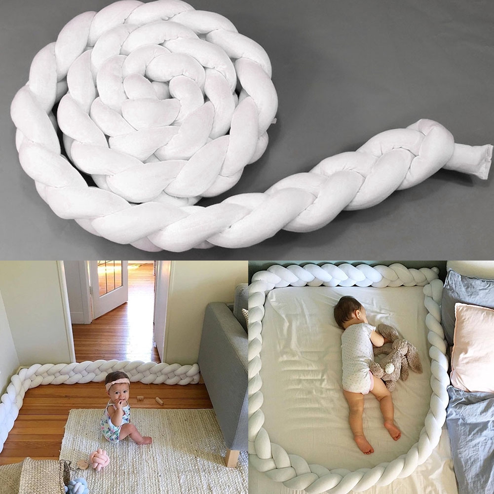 plush crib bumper