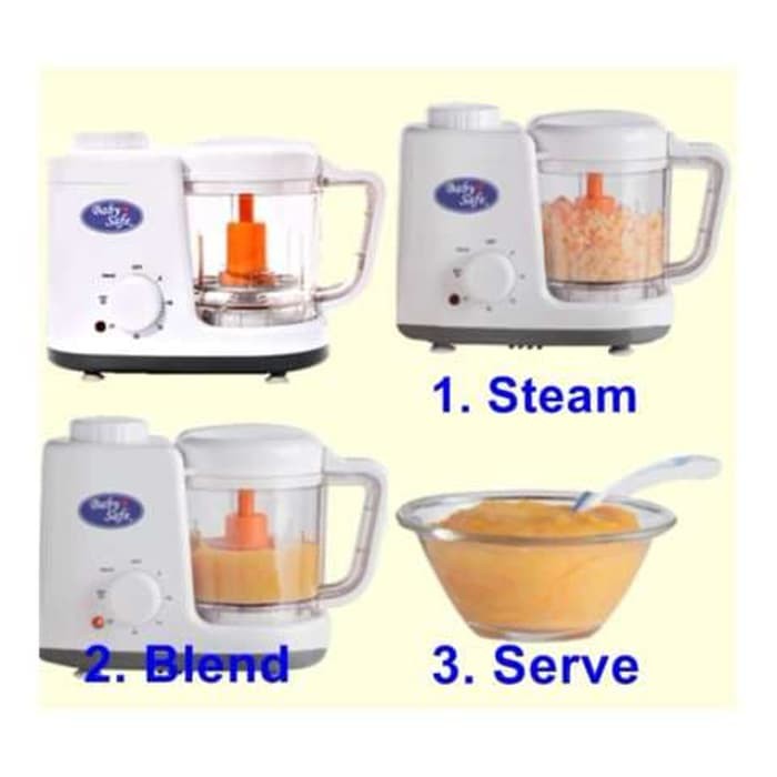 Babysafe Baby Food Machine Steam &amp; Blend