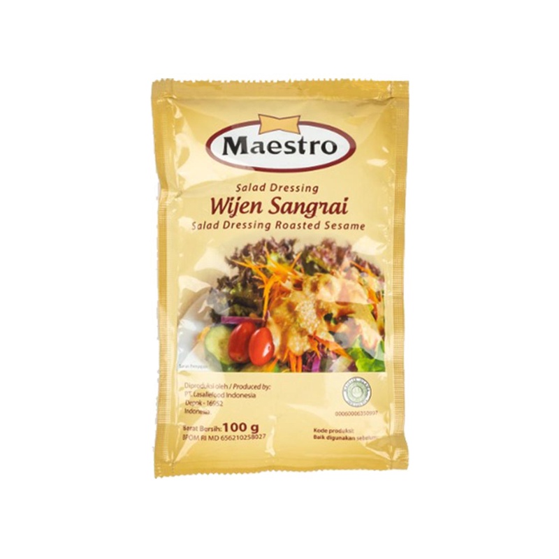 

Wijen sangrai roasted sesame saus maestro salad dressing 100GR