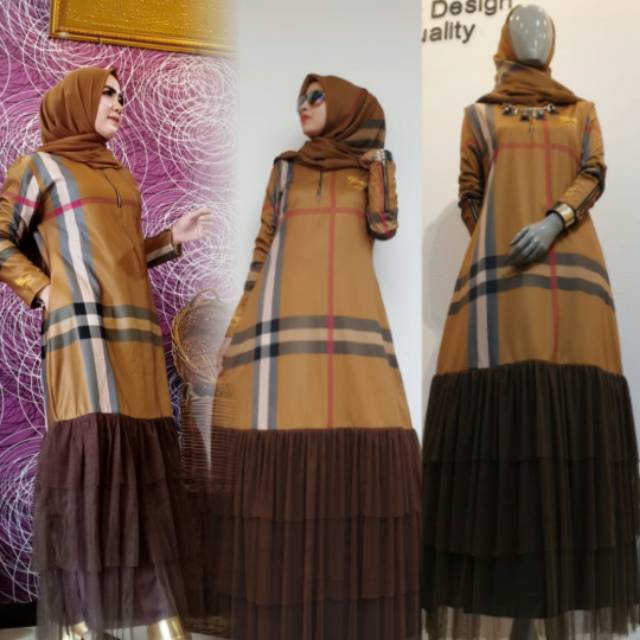 Gamis Burberry by SHR