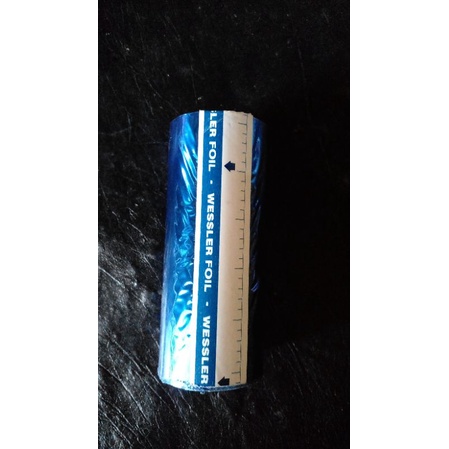 prada foil wessler eceran warna biru 14cmx120m