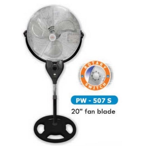 Maspion Stand fan Kipas Angin Berdiri PW-507 PW507s (20inch) - PW 507 S - Garansi
