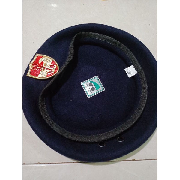 BARET TNI AL KACAMATA warna biru