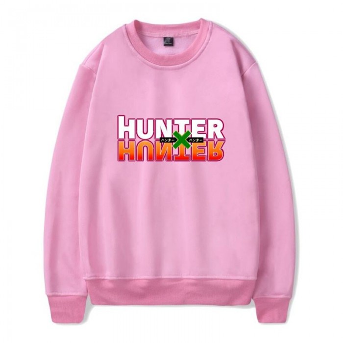 Sweater Basic Anime HXH Crewneck HUNTER x HUNTER MIROR Pria Wanita Bahan Fleece Ukuran S M L XL XXL XXXL