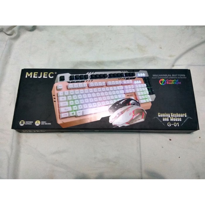 paket Keyboard Mouse GAMING Mejec G-01