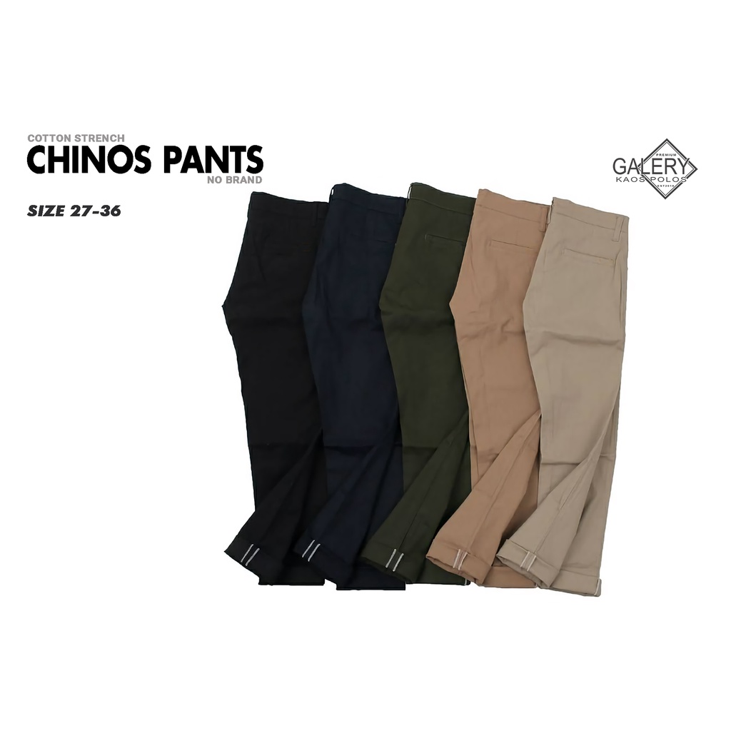 GALERY CELANA  CHINO ORIGINAL  PRIA HARGA  PABRIK SLIM FIT 