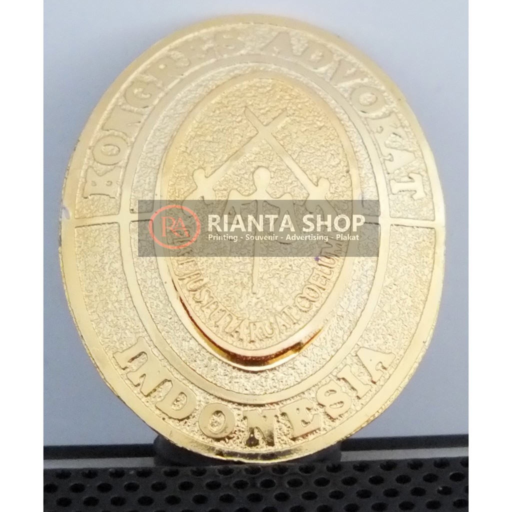 Pin Lencana Kongres Advokat Indonesia