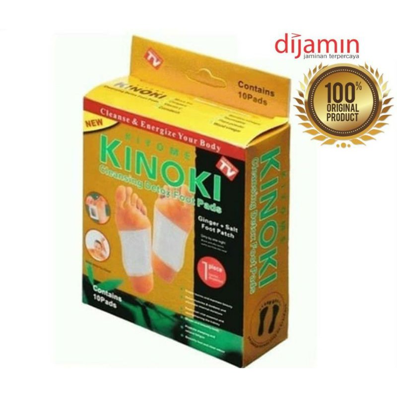 Kinoki Detox Koyo Tempel Kaki Gold Emas 1 box isi 10 pcs