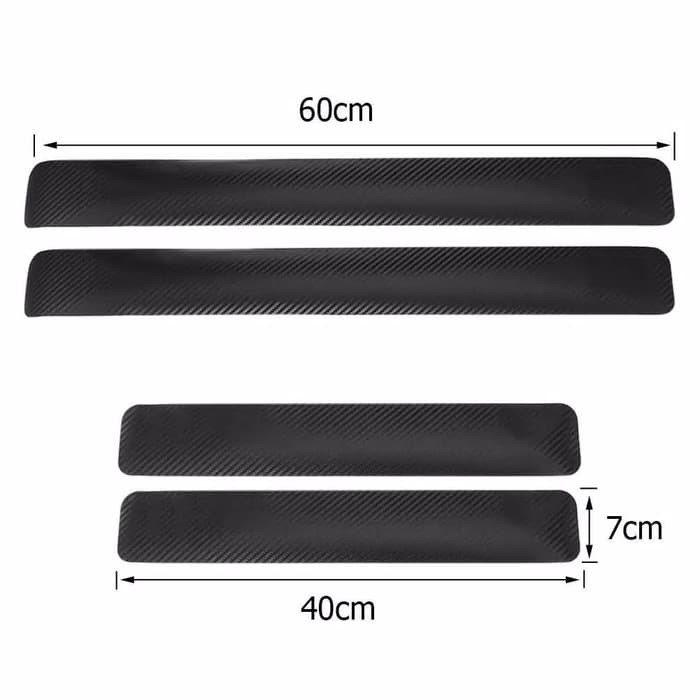 Pelindung Pintu Bawah Mobil Model SillPlate Carbon