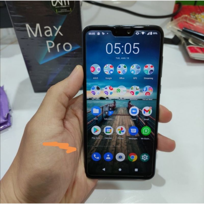 Dijual Asus Zenfone max pro M2 4/64GB fullset mulus Murah