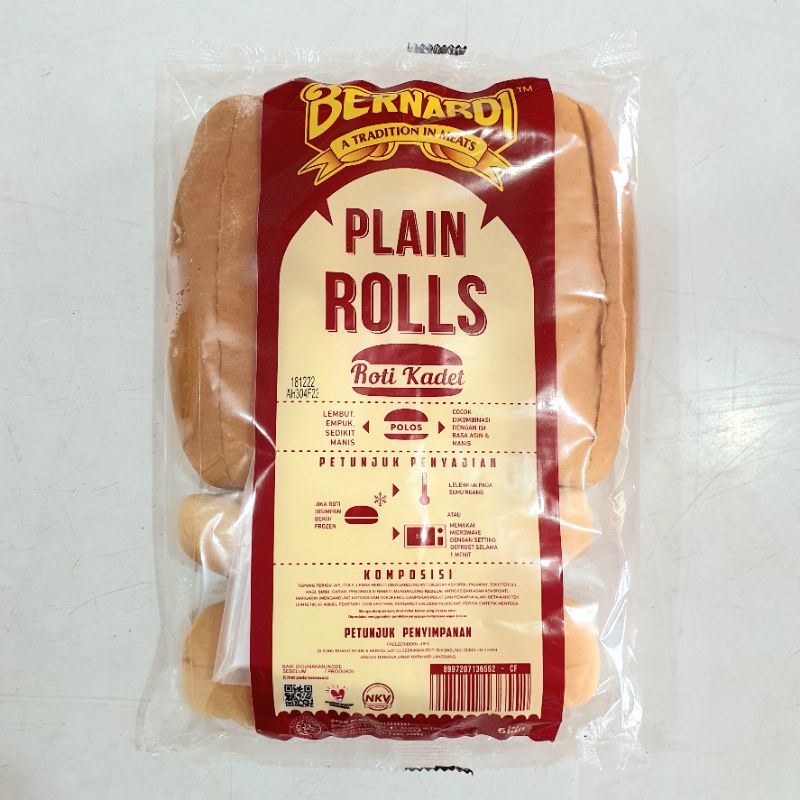 Bernardi Roti Hotdog 6 pcs