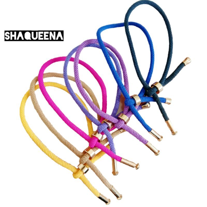 Gelang wanita inisial tali hongkong-1