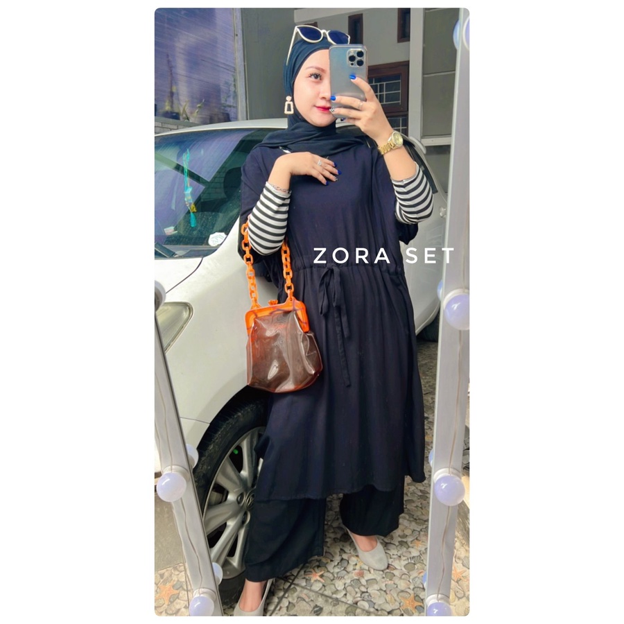 Zora Set Kaftan Serut Terbaru