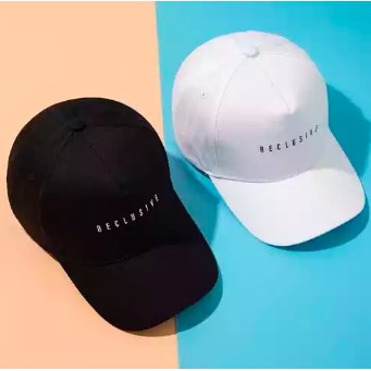 Topi Bordir Reclusive Trendy and Stylish Bahan Korean Look Unisex Remaja Dewasa