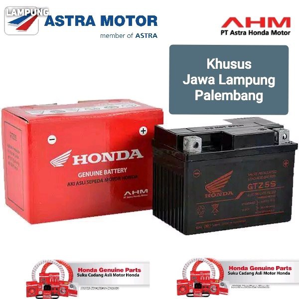 ACCU AKI BATTERY VERZA MEGAPRO MONO GTZ5S GS