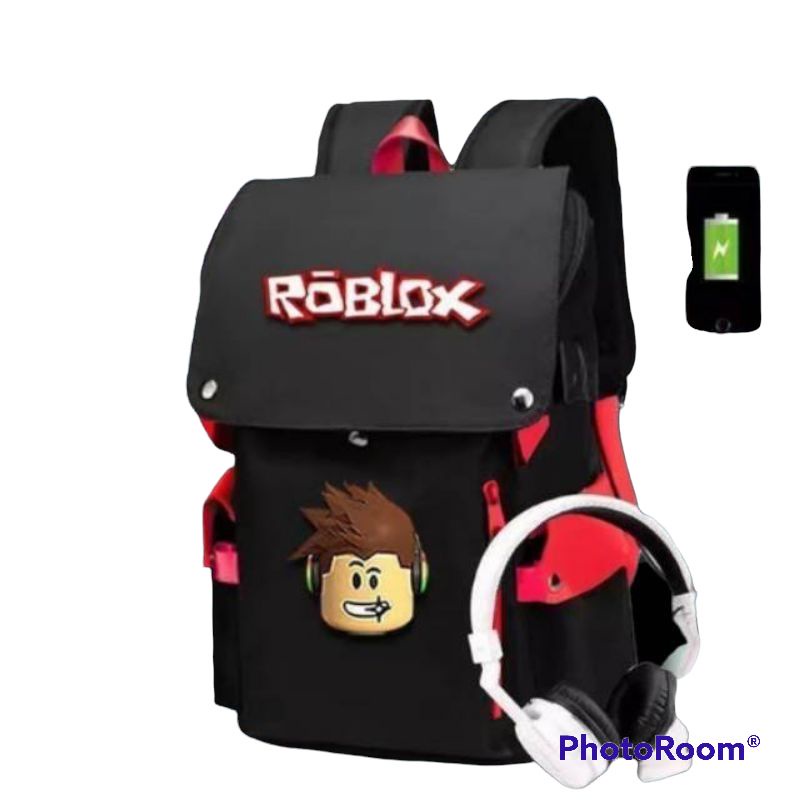 ROBLOK Ransel bomber Tas anak sekolah unisex kekinian