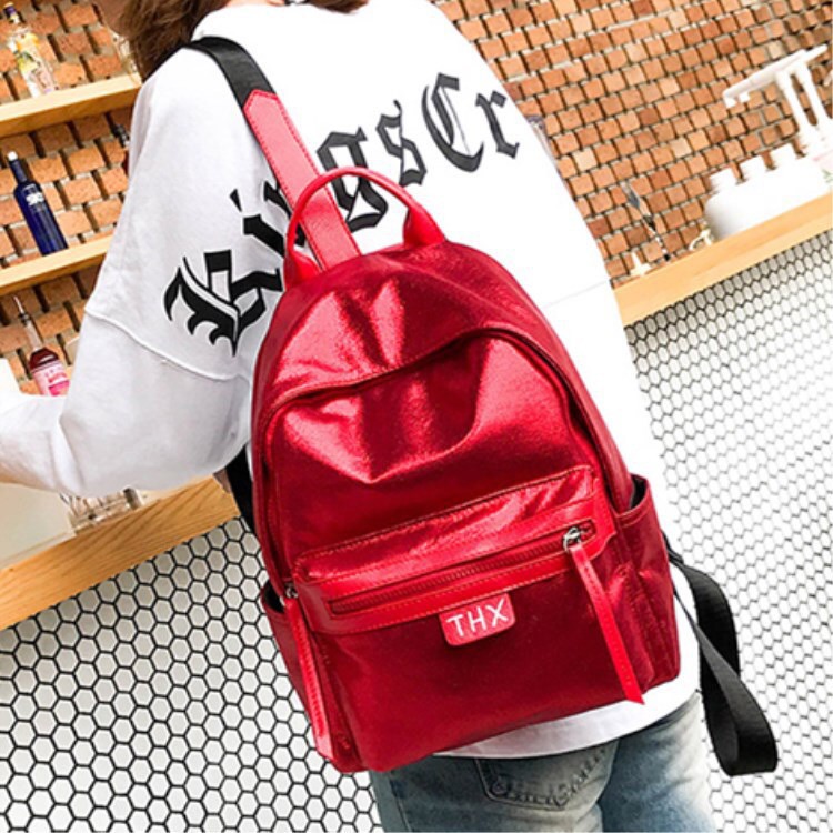 Tas Ransel Wanita Korea THX Korean THX Backpack / Shiny Korean Tumblr Glitter Backpack