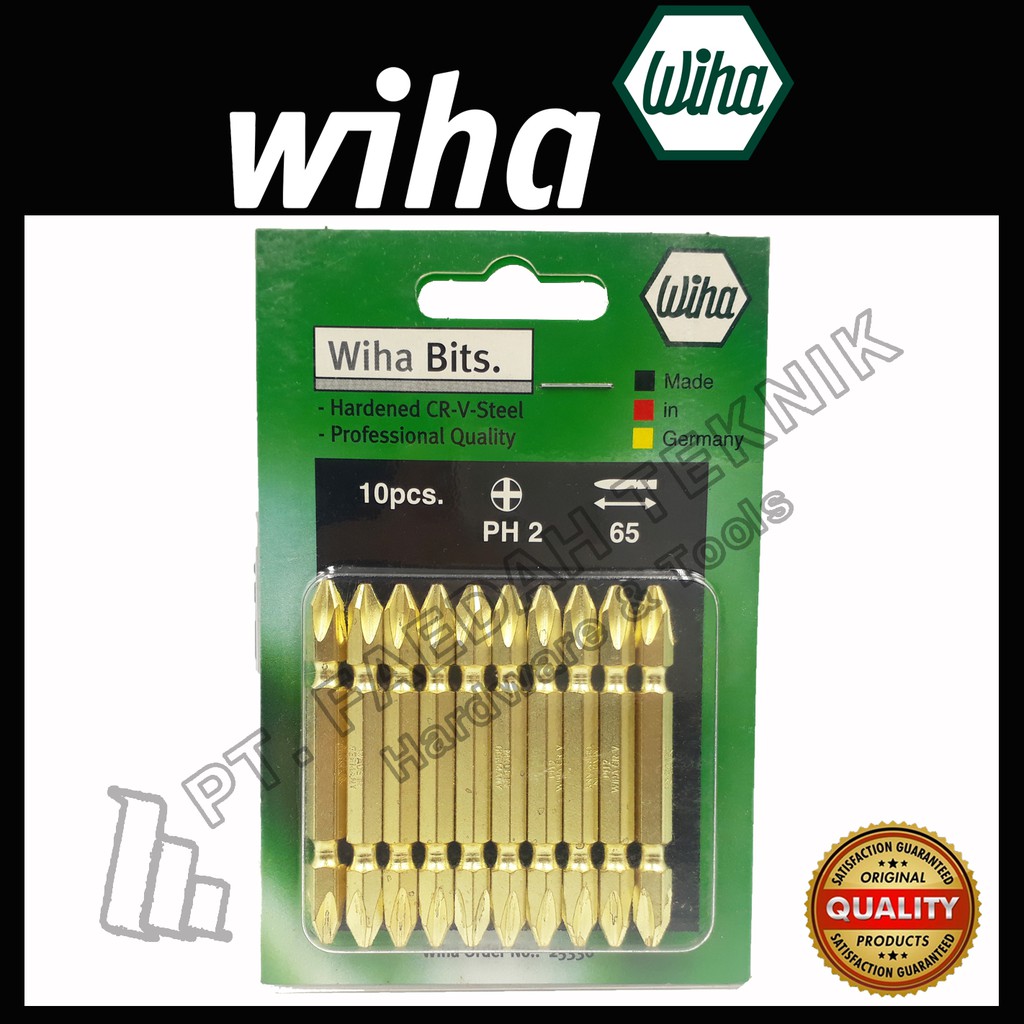 Wiha Bits Screwdriver Bit Set (Pack of 10)