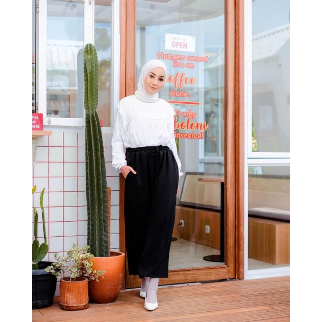 PAKAIAN WANITA - ARSY PANTS - CELANA WANITA - AIRFLOW - CELANA BAHAN - PAKAIAN TERLARIS