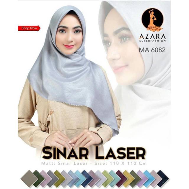 SEGIEMPAT NUR SINAR LC 110x110  / SQUARE SHINAR LASER ORI AZARA