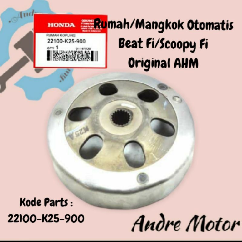 Rumah/Mangkok Kampas Otomatis Beat Fi,Scoopy Fi Ori AHM 22100-K25-900