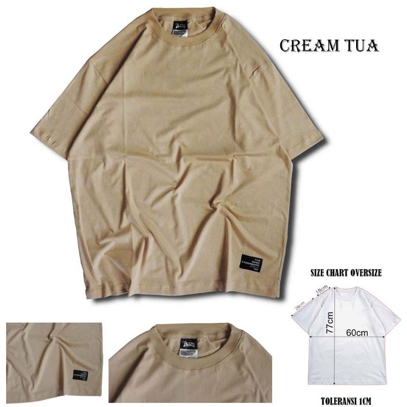 oversize/tshirt/kaos/polos/unisex/atasan/tde