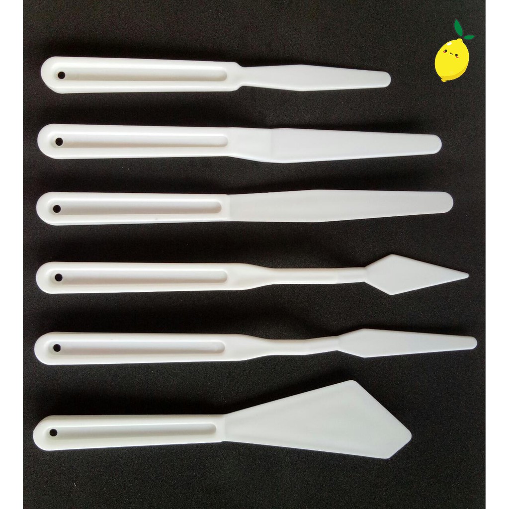 

Art Kreation Pisau Palette Plastik 6pcs