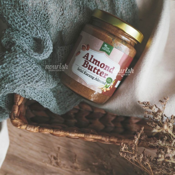 Tree Natura Almond Butter Original 225 gr (Selai Kacang Almond)