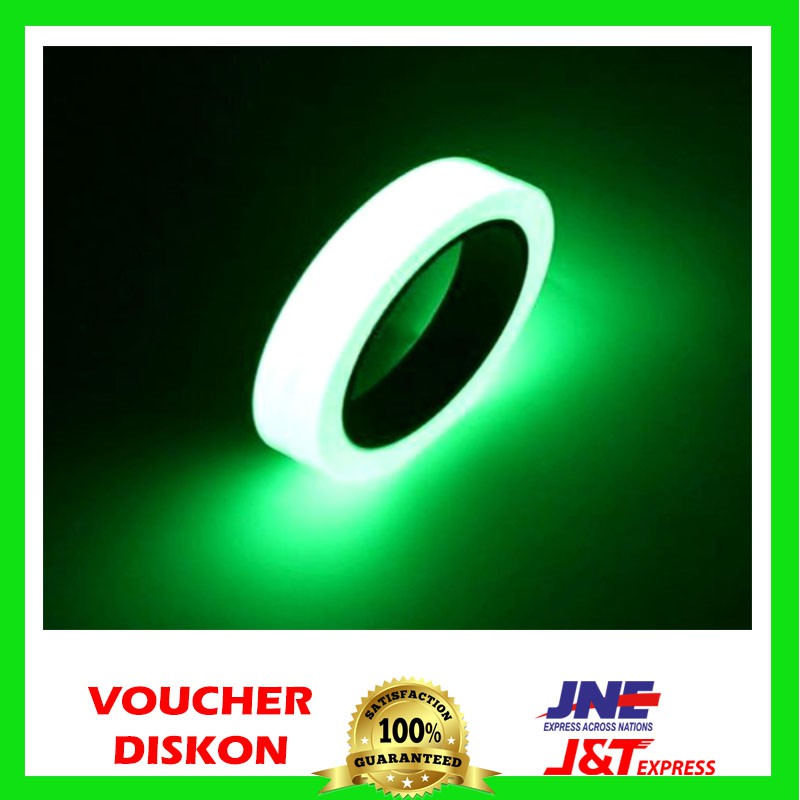 

Lakban Glow In The Dark Luminous Adhesive Tape 1.5cmx10m - Solatip