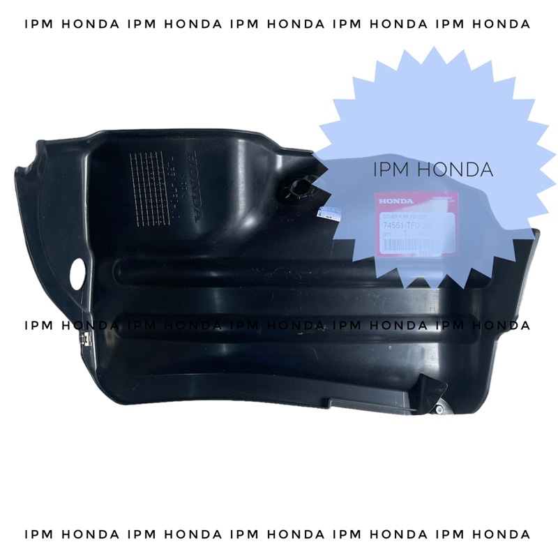 74551 / 74591 TF0 Original Cover Tutup Plastik Inner Liner Fender Spakbor Bumper Belakang Honda Jazz S RS GE8 2009 2010 2011