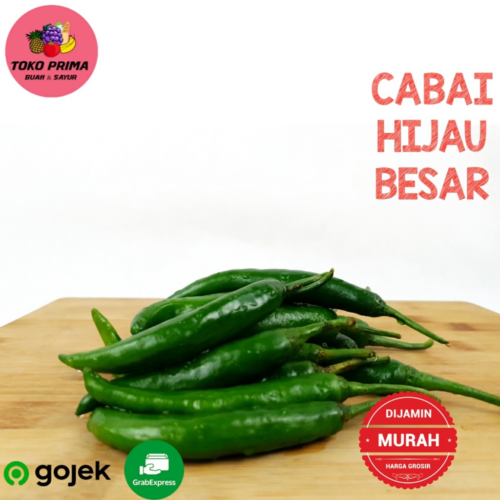 

Cabai Hijau Besar / TW ijo Per Kg