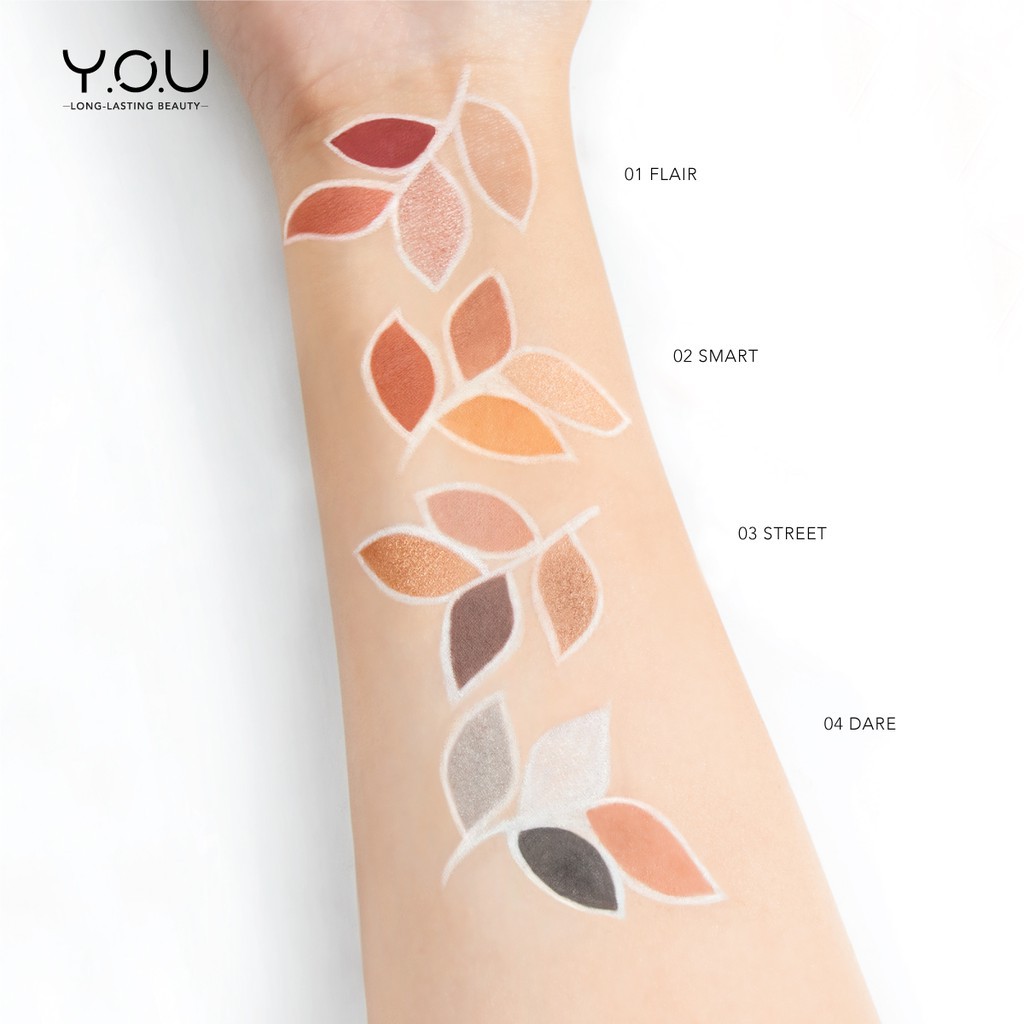 (BISA COD) YOU The Simplicity Eyeshadow Quad