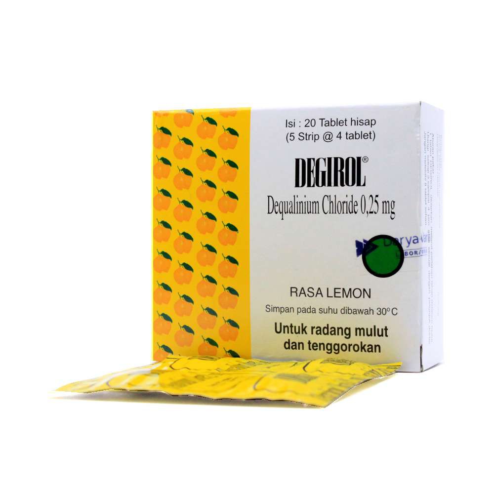 Degirol Tablet Hisap Untuk Radang Tenggorokan dan Mulut