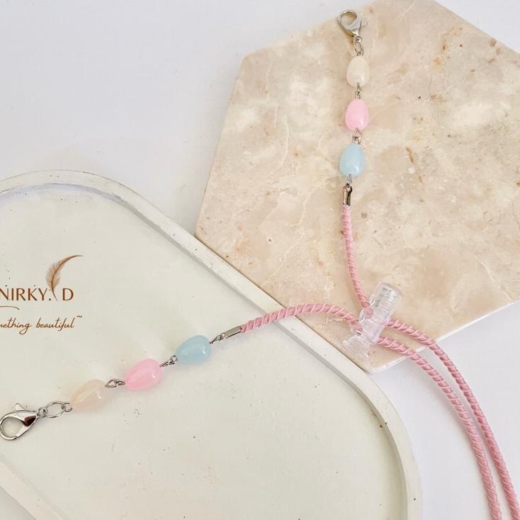 リ Strap Masker / Connector Masker / Strap Mask 2 in 1 Hijab / Tali Masker Hijab / Pengait Masker / G