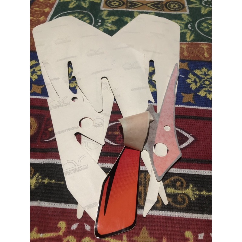 Nos original ritrama graphic striping yamaha rxking rx king master 96 97 hitam rx135 concorde