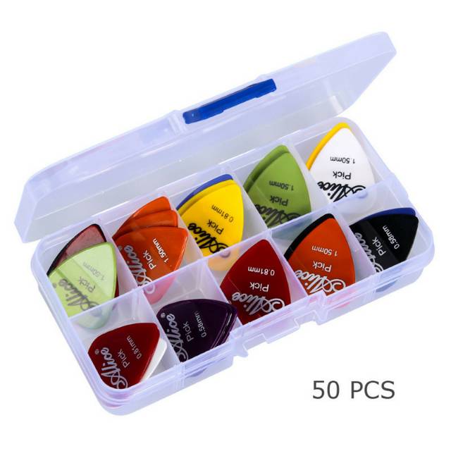 Pick Gitar Elektrik Akustik 50 pcs- A011A - Multi-Color