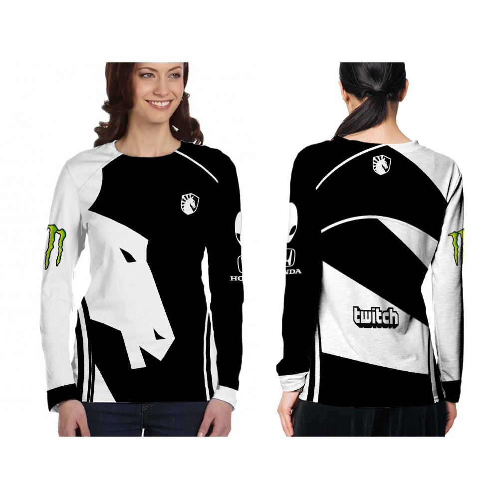 [Riashop] Kaos Gaming Team Liquid | Kaos Team Liquid Wanita | Jersey Team Liquid