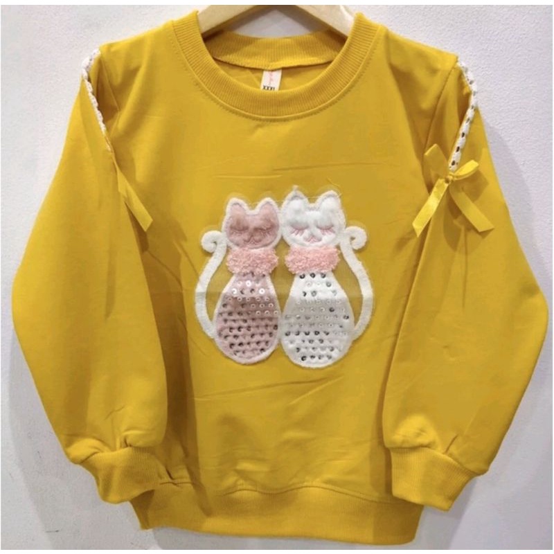 SWEATER ANAK PEREMPUAN IMPORT USIA 4-11 TAHUN - SWEATER ANAK IMPORT